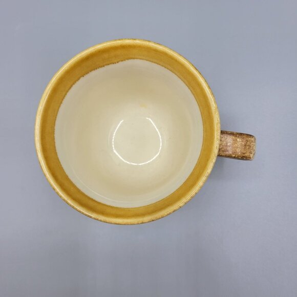 Vintage Mikasa Whole Wheat Stoneware Coffee Mugs Set Of 2 E 8000 Made In Japan - Picture 7 of 14